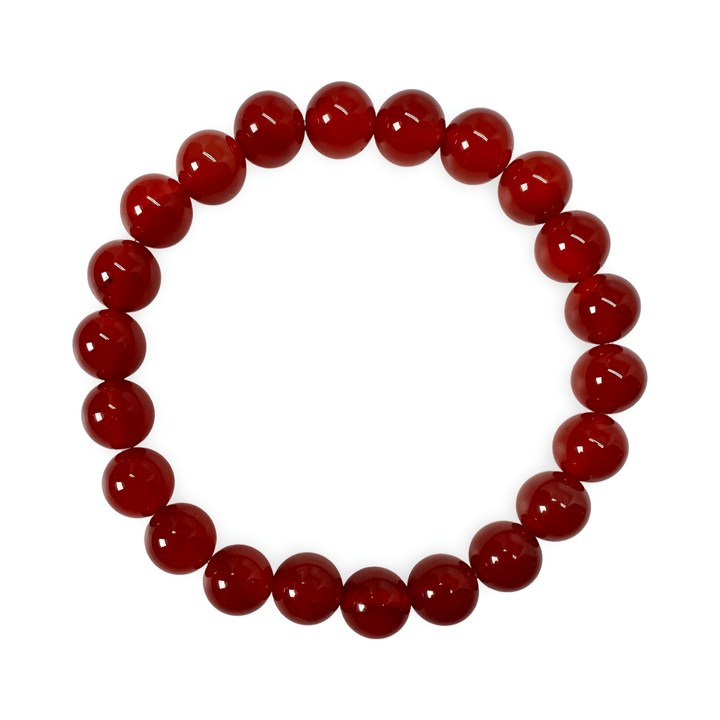 Karneol Mala - Armband (⌀ 8 mm) - Atelier Tibet