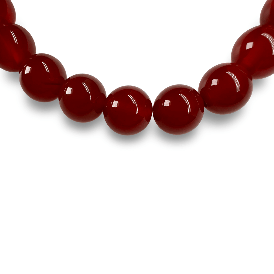 Karneol Mala - Armband (⌀ 8 mm) - Atelier Tibet