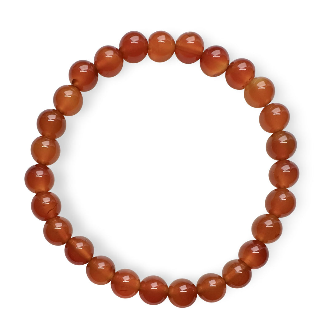 Karneol Mala - Armband (⌀ 8 mm) - Atelier Tibet