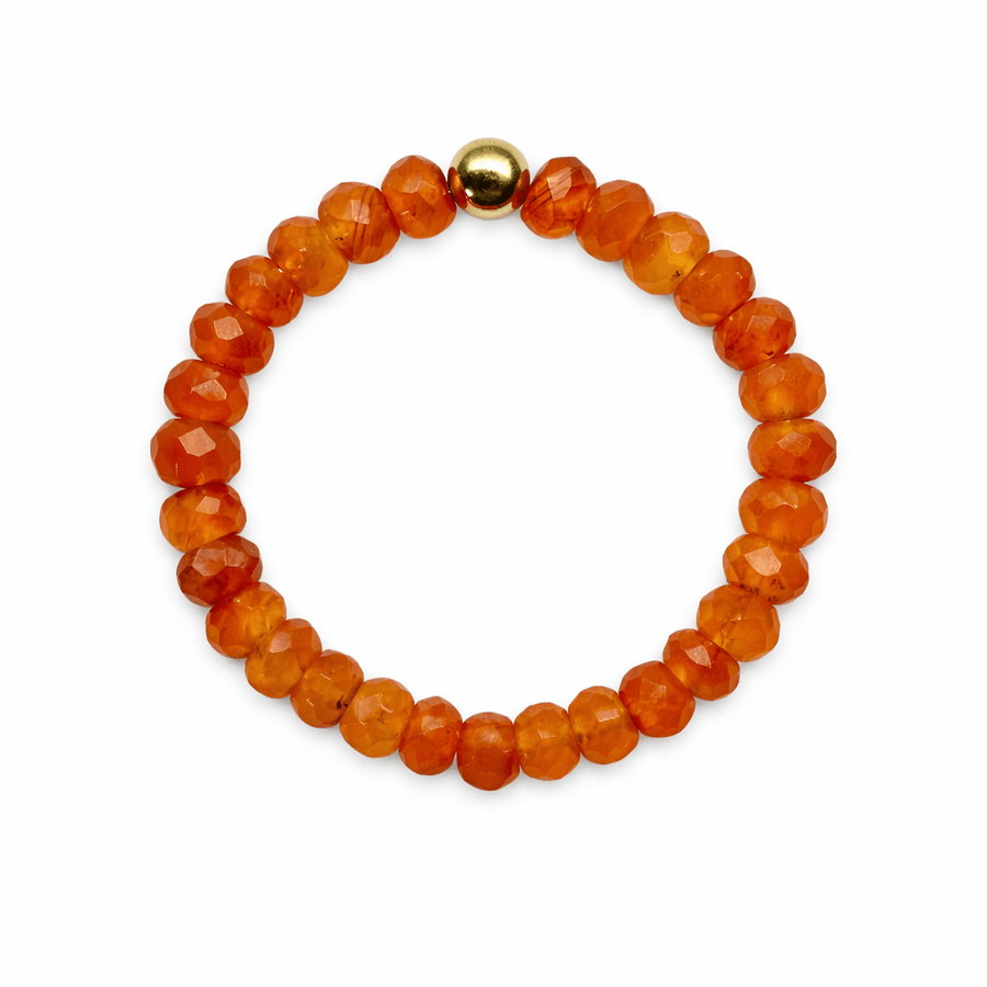 Karneol Perlen Fingerring - Atelier Tibet