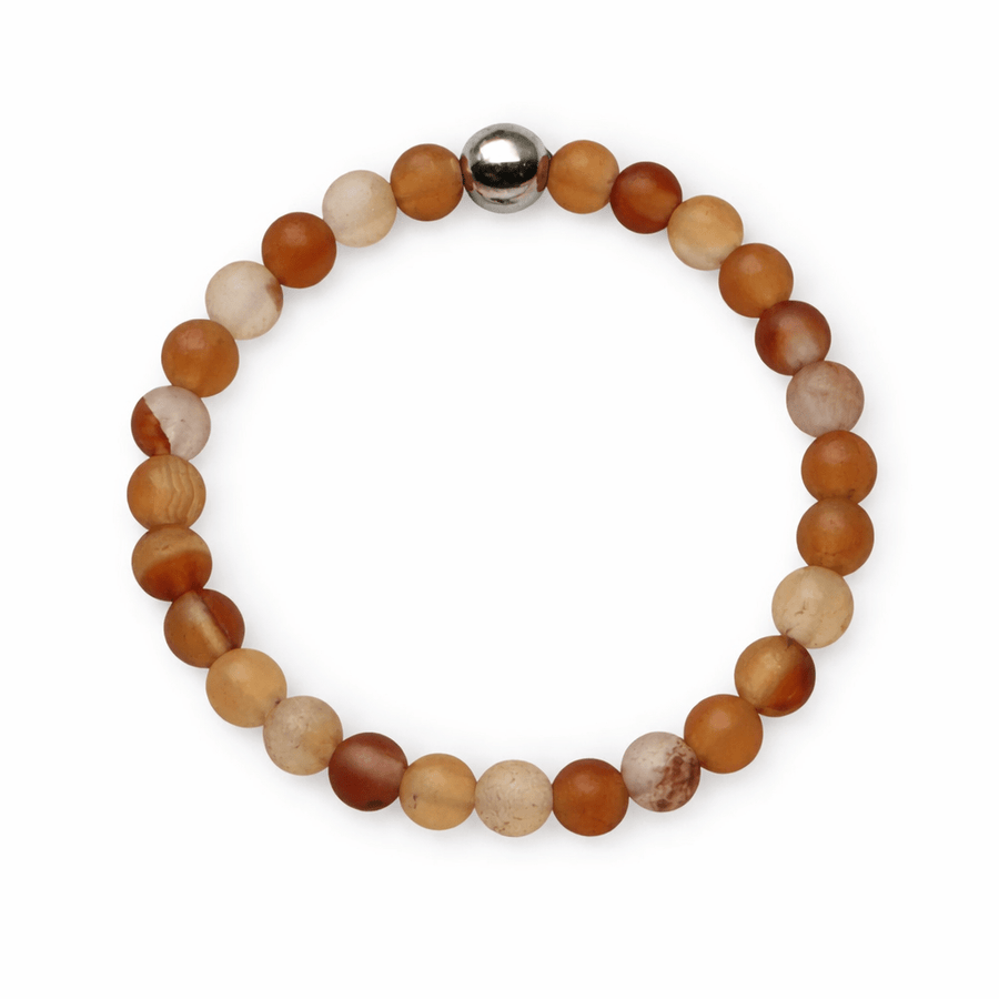 Karneol Perlen Fingerring - Atelier Tibet