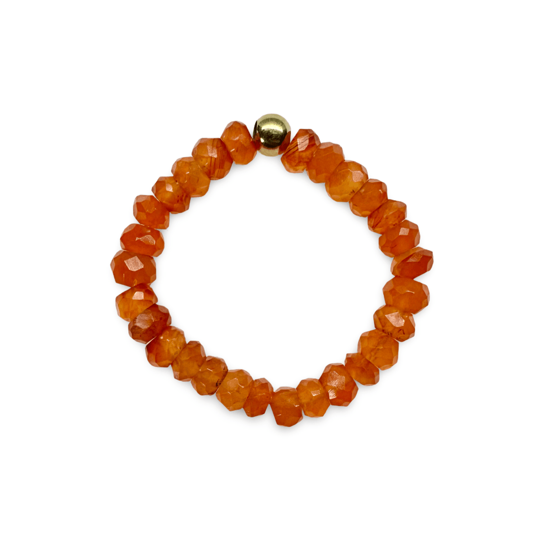 Karneol Perlen Fingerring - Atelier Tibet