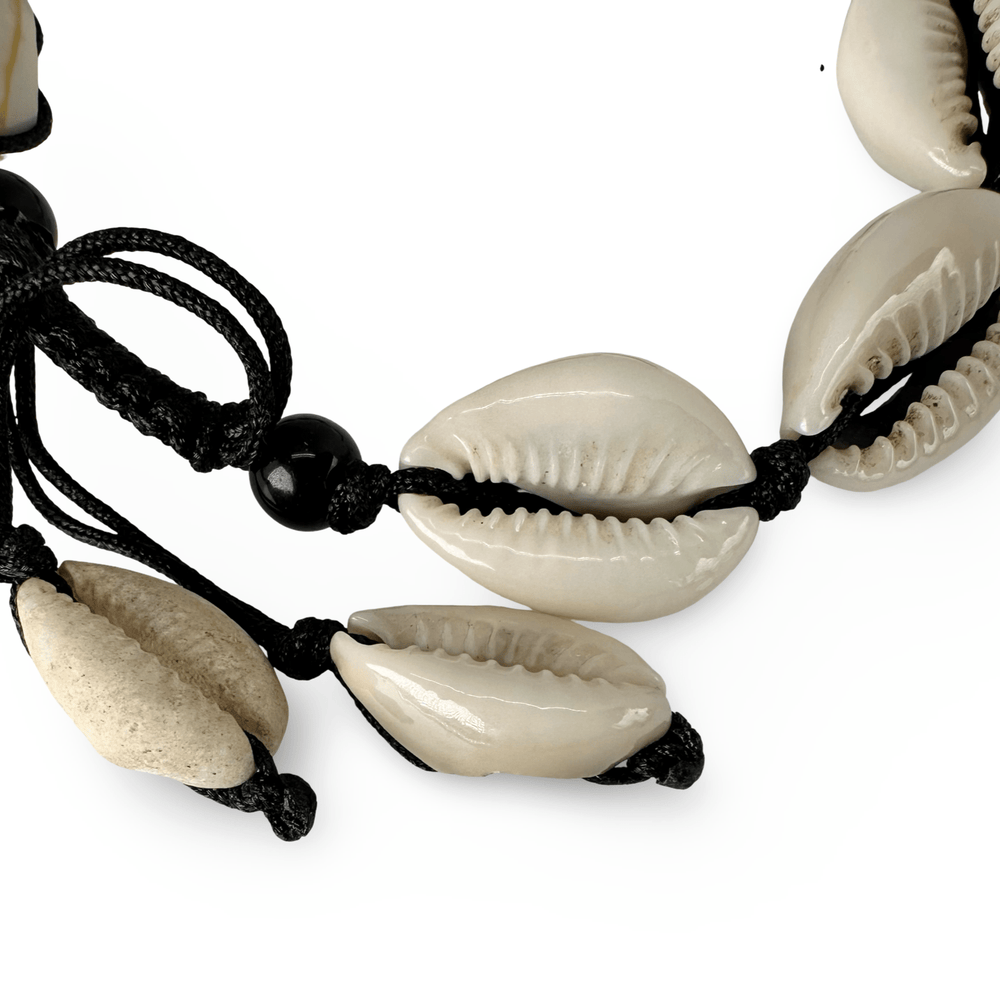 Kauri Muschel Armband und Fusskettchen - Atelier Tibet