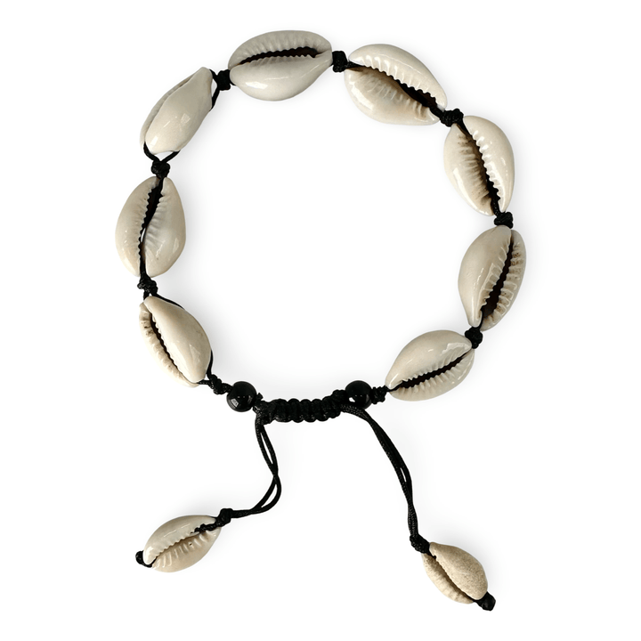 Kauri Muschel Armband und Fusskettchen - Atelier Tibet
