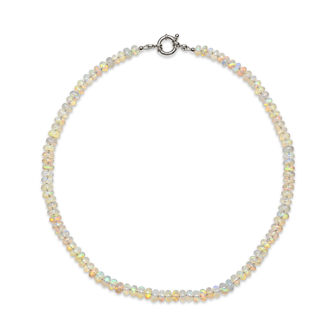 Kette aus Äthiopischem Opal - Atelier Tibet