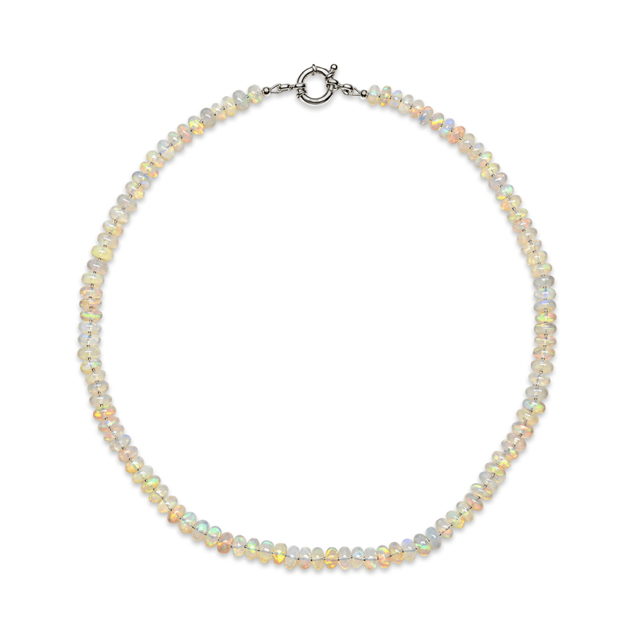 Kette aus Äthiopischem Opal - Atelier Tibet