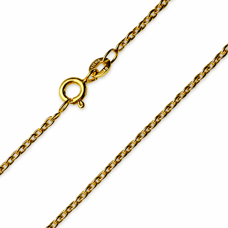 Kinder - Halskette aus vergoldetem Silber - Atelier Tibet