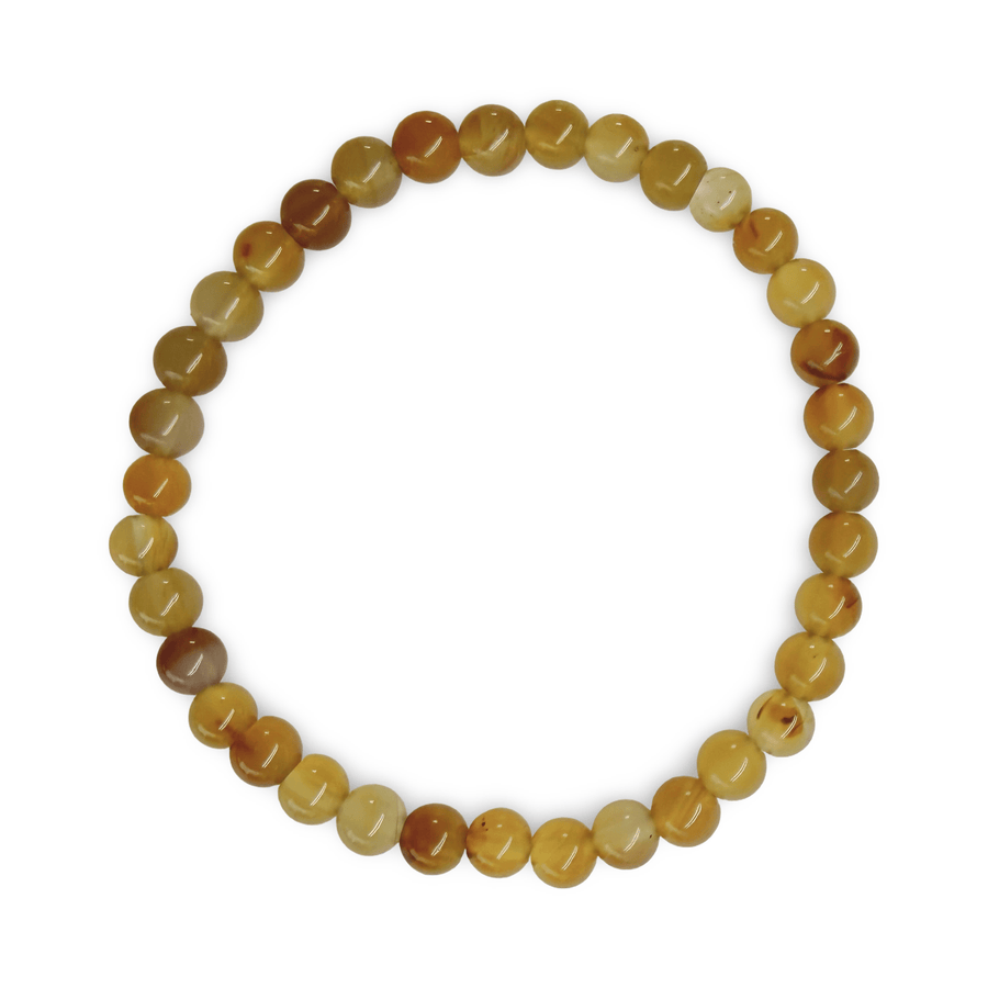 Kinder Karneol Mala-Armband, elastisch - Atelier Tibet