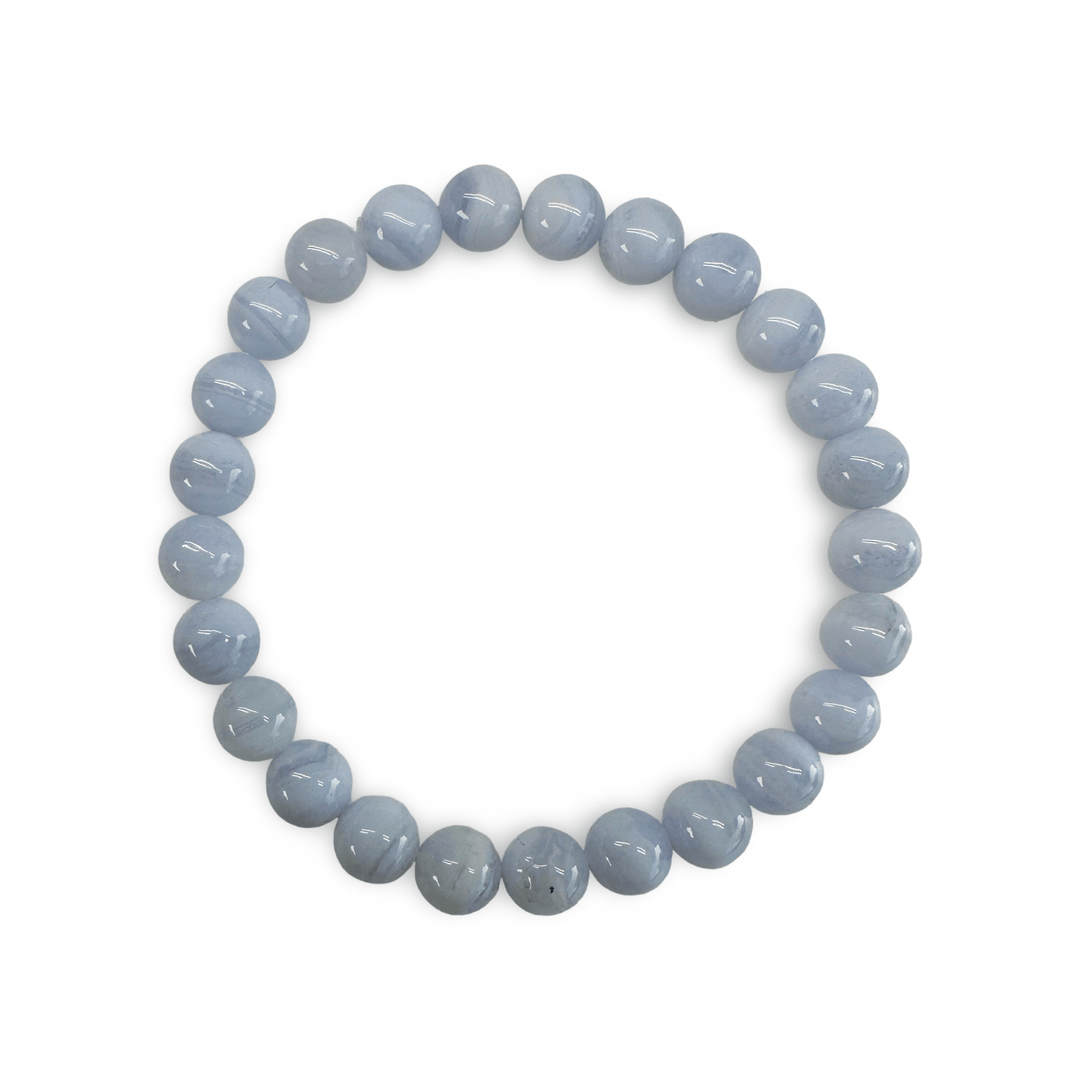 Kinder Mala - Armband mit Chalcedon - Atelier Tibet