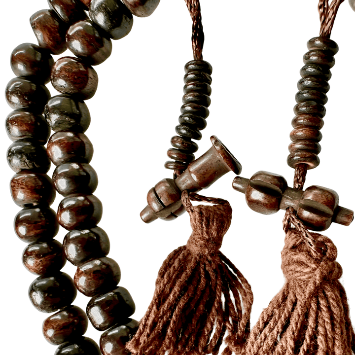 Kleine Mala aus Yak - Knochen mit Zähler - Atelier Tibet
