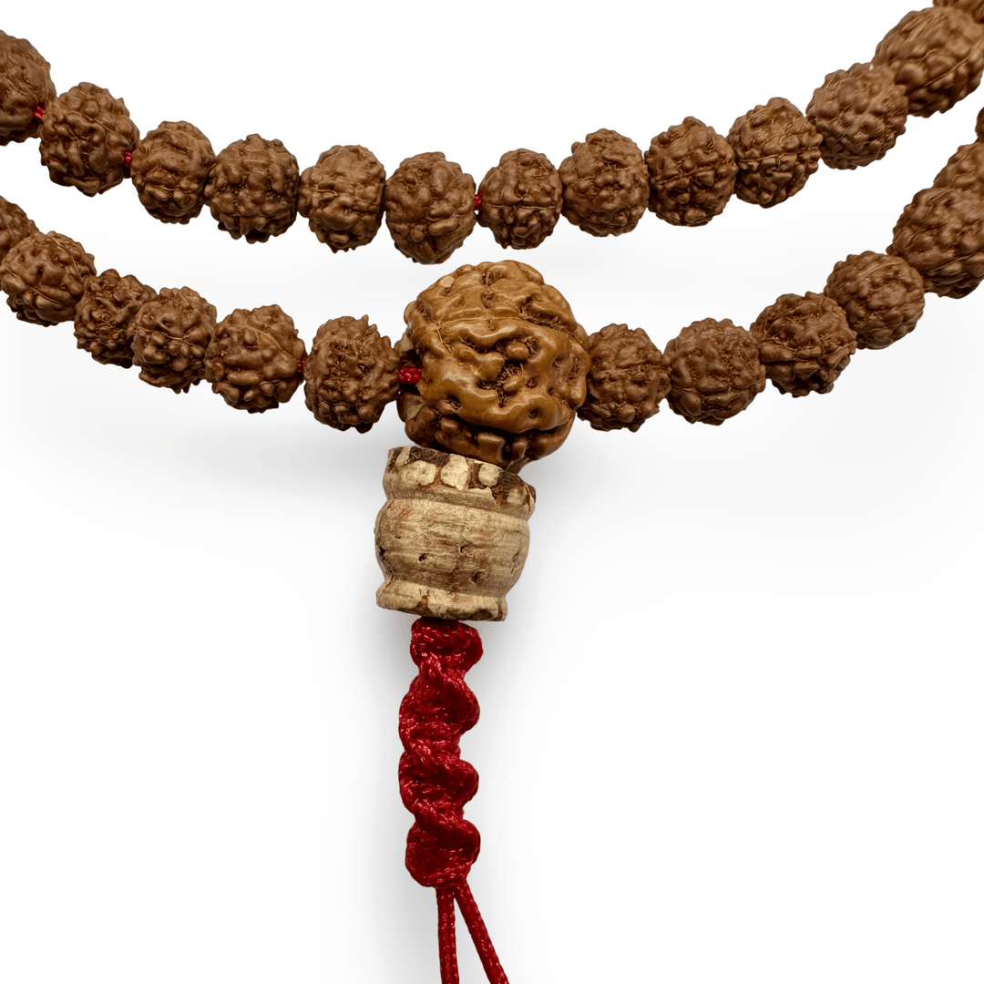 Kleine Rudraksha Mala (⌀ 4 mm) - Atelier Tibet