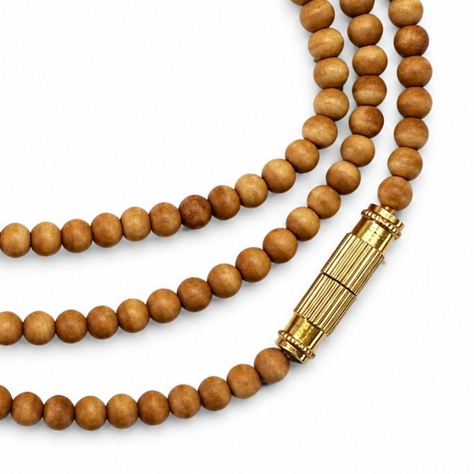 Kleine Sandelholz - Mala (⌀ 3 mm) - Atelier Tibet