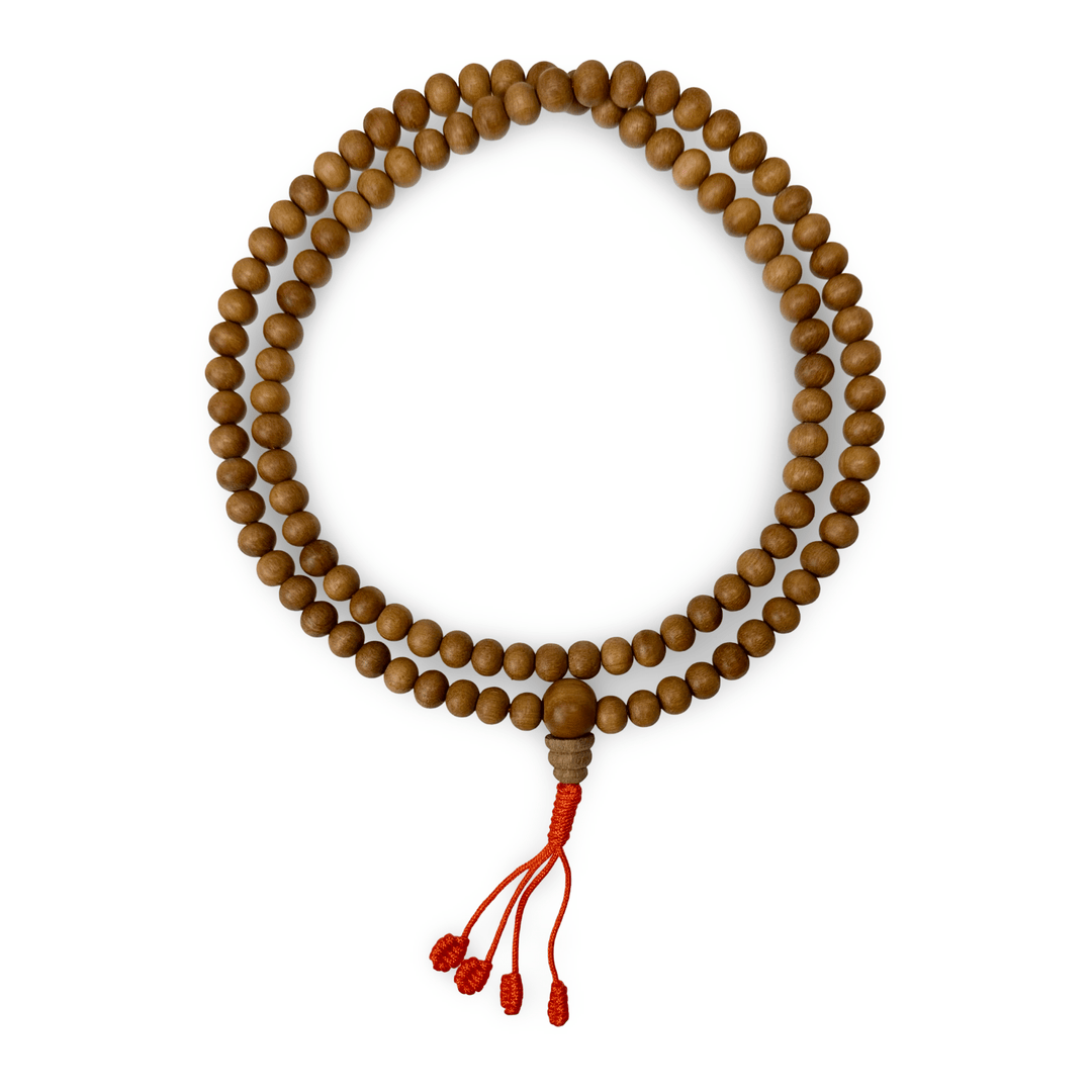 Kleine Sandelholz Mala (⌀ 5 mm) - Atelier Tibet