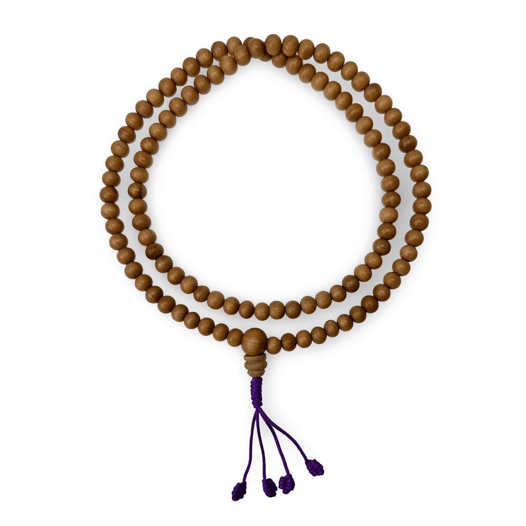 Kleine Sandelholz Mala (⌀ 5 mm) - Atelier Tibet