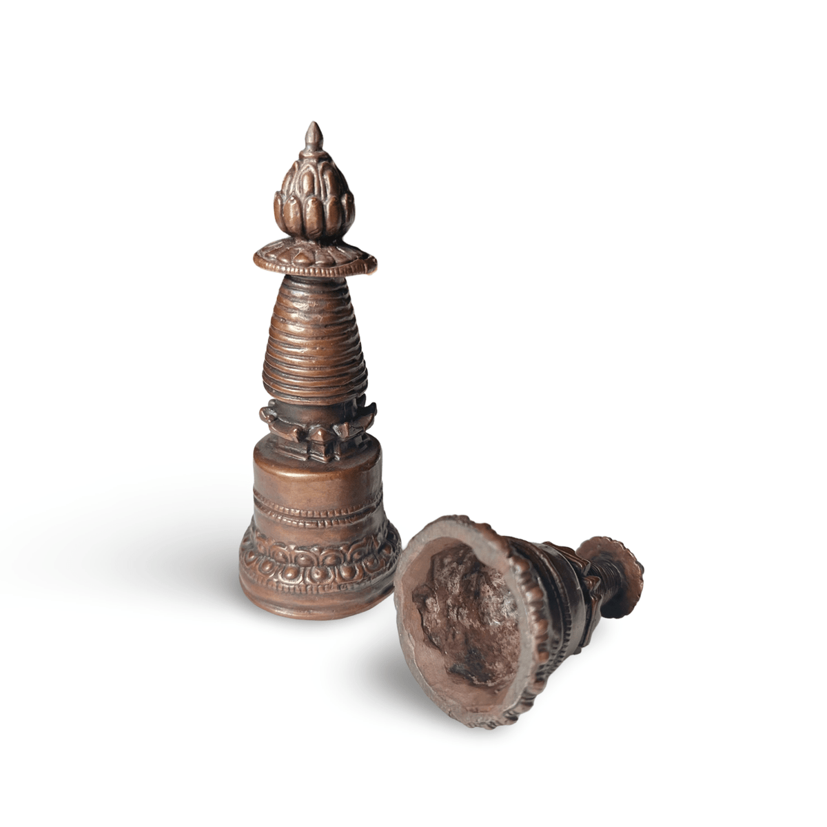 Kleine Stupa aus Bronze - Atelier Tibet