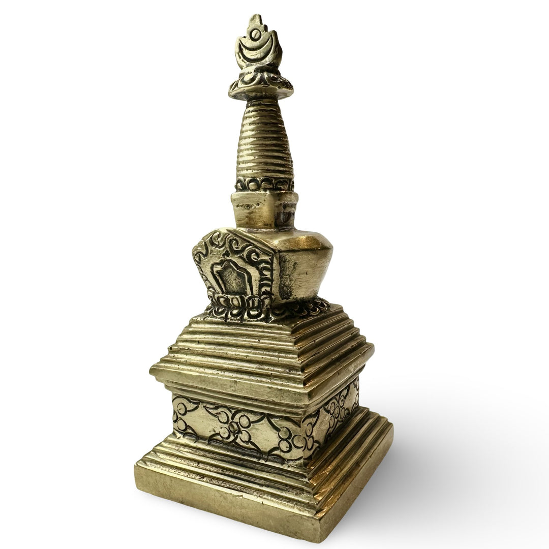 Kleine Stupa aus Messing - Atelier Tibet