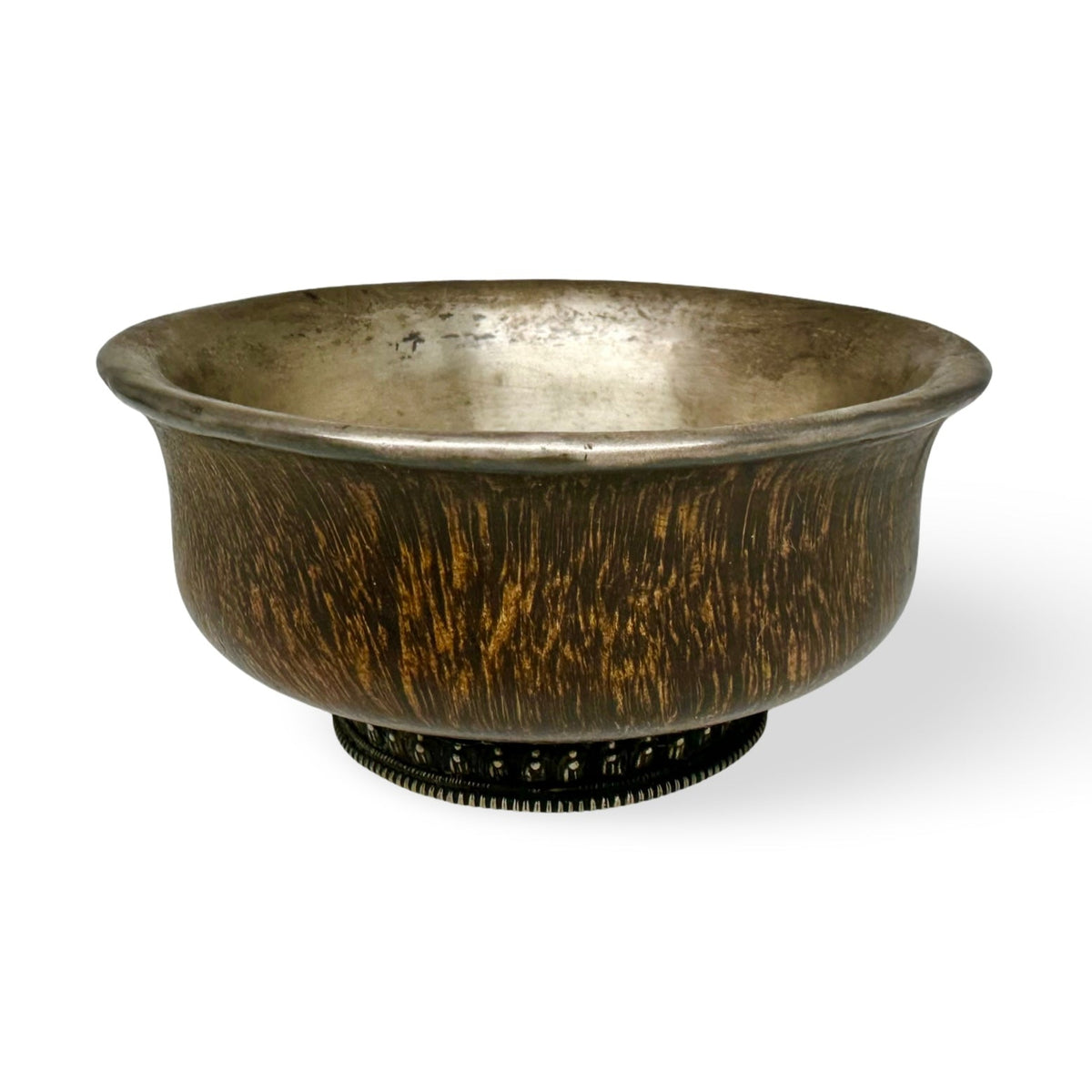 Kleinere, alte tibetische Buttertee - Schale - Atelier Tibet