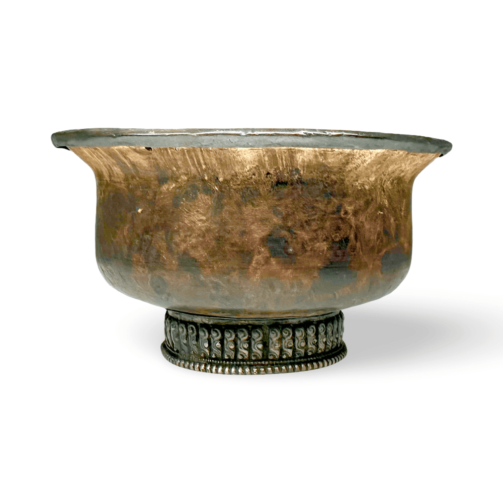 Kleinere, alte tibetische Buttertee - Schale - Atelier Tibet