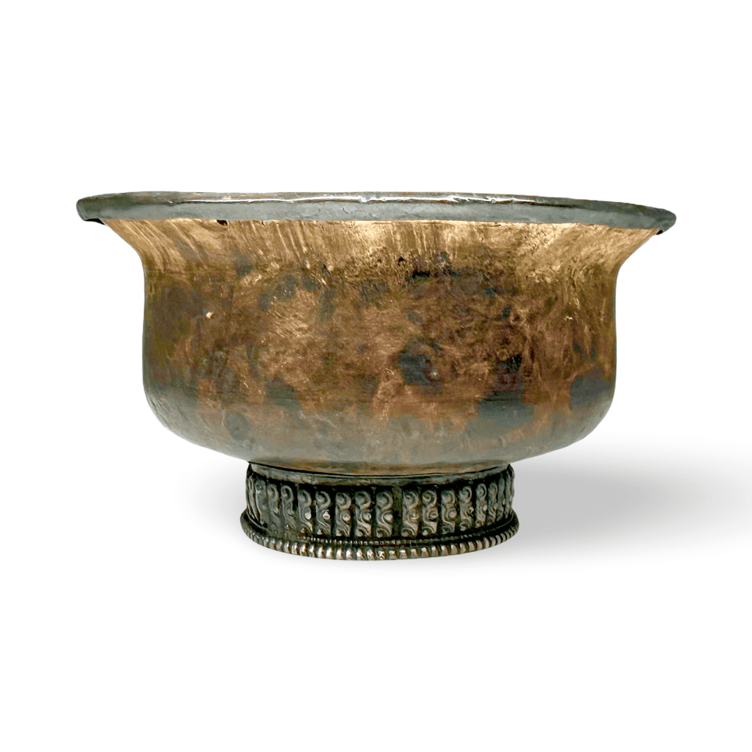 Kleinere, alte tibetische Buttertee - Schale - Atelier Tibet