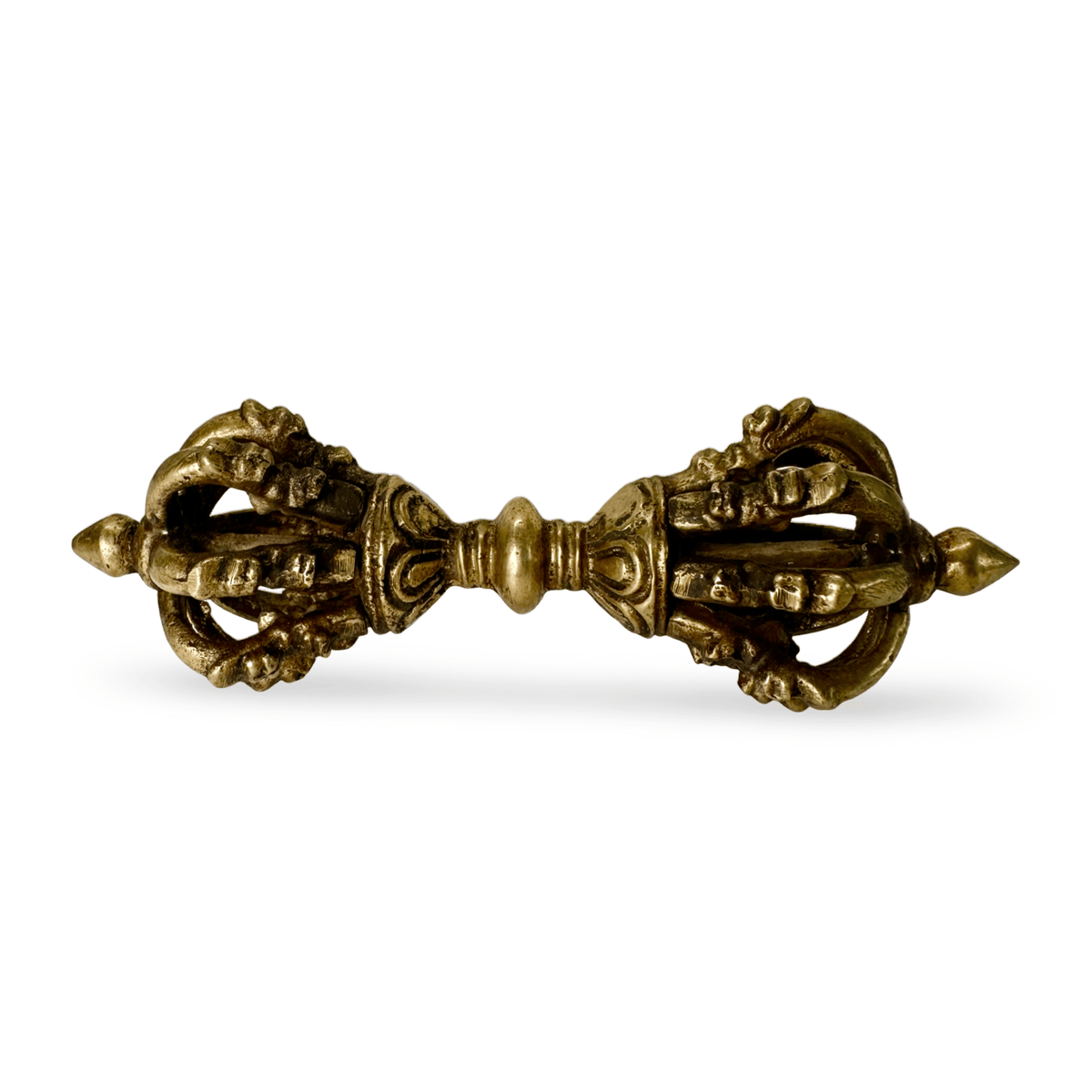 Kleinere Dorje / Vajra aus Messing (10.5 cm) - Atelier Tibet