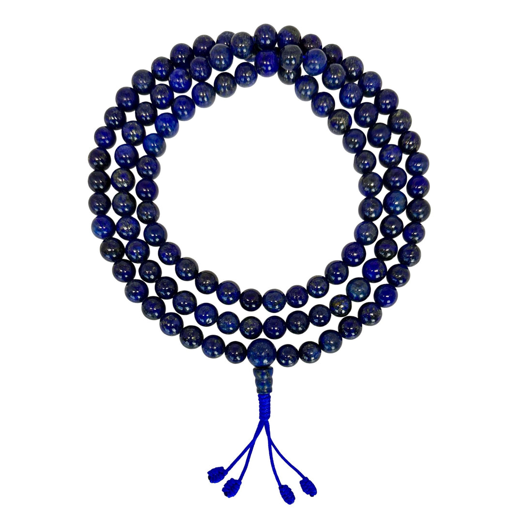 Lapis Lazuli Mala Gebetskette - Atelier Tibet