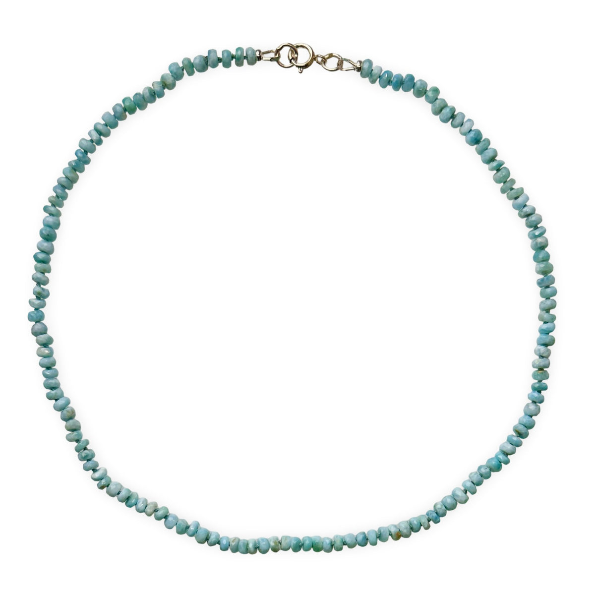 Larimar Halskette - Atelier Tibet