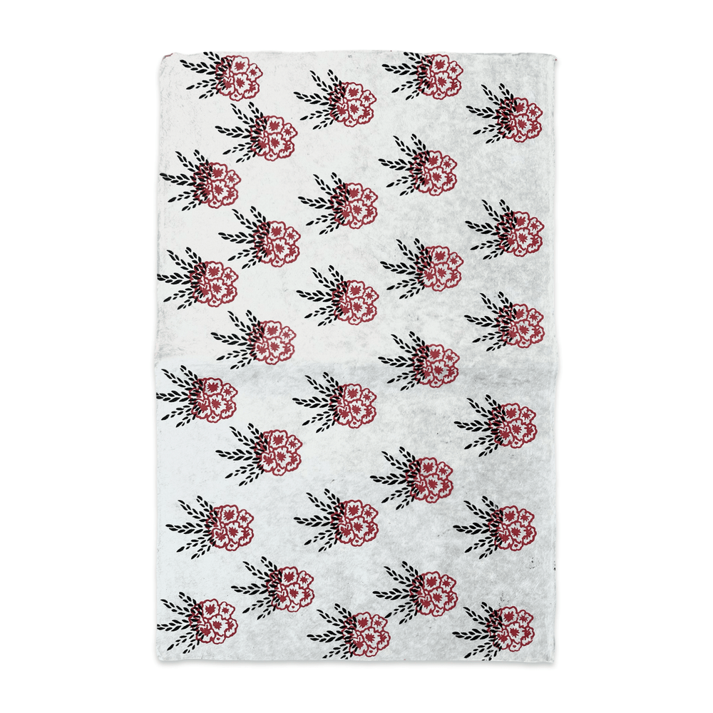 Lokta Geschenkpapier «Blumen» - Atelier Tibet