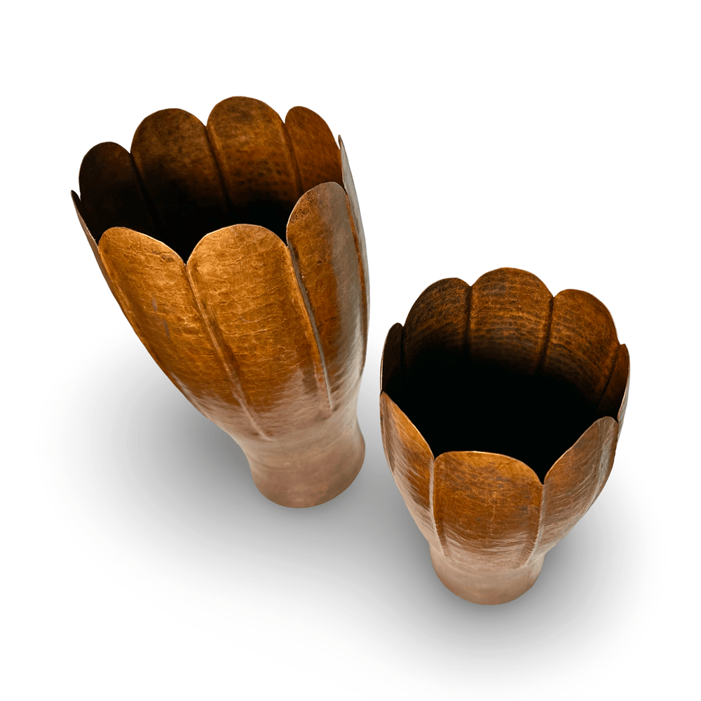 Lotus Kupfer Vase - Atelier Tibet
