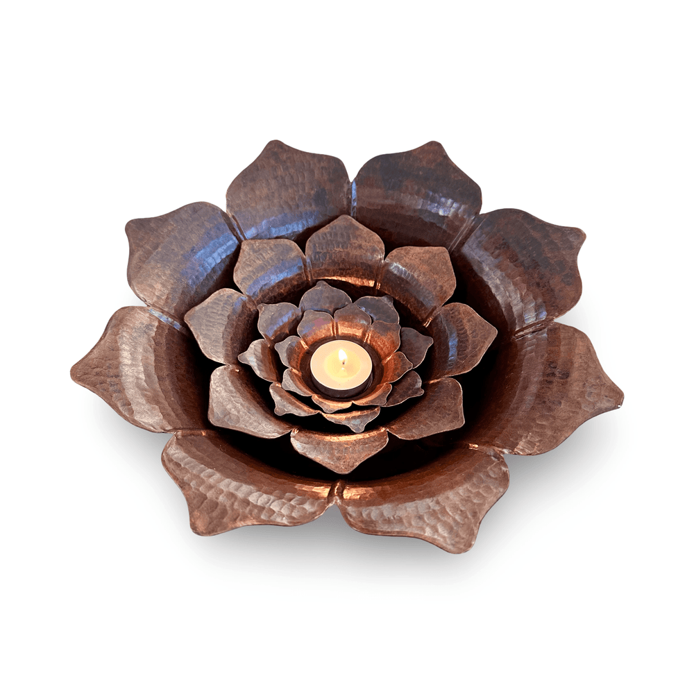 Lotus - Schalen aus Kupfer - Atelier Tibet