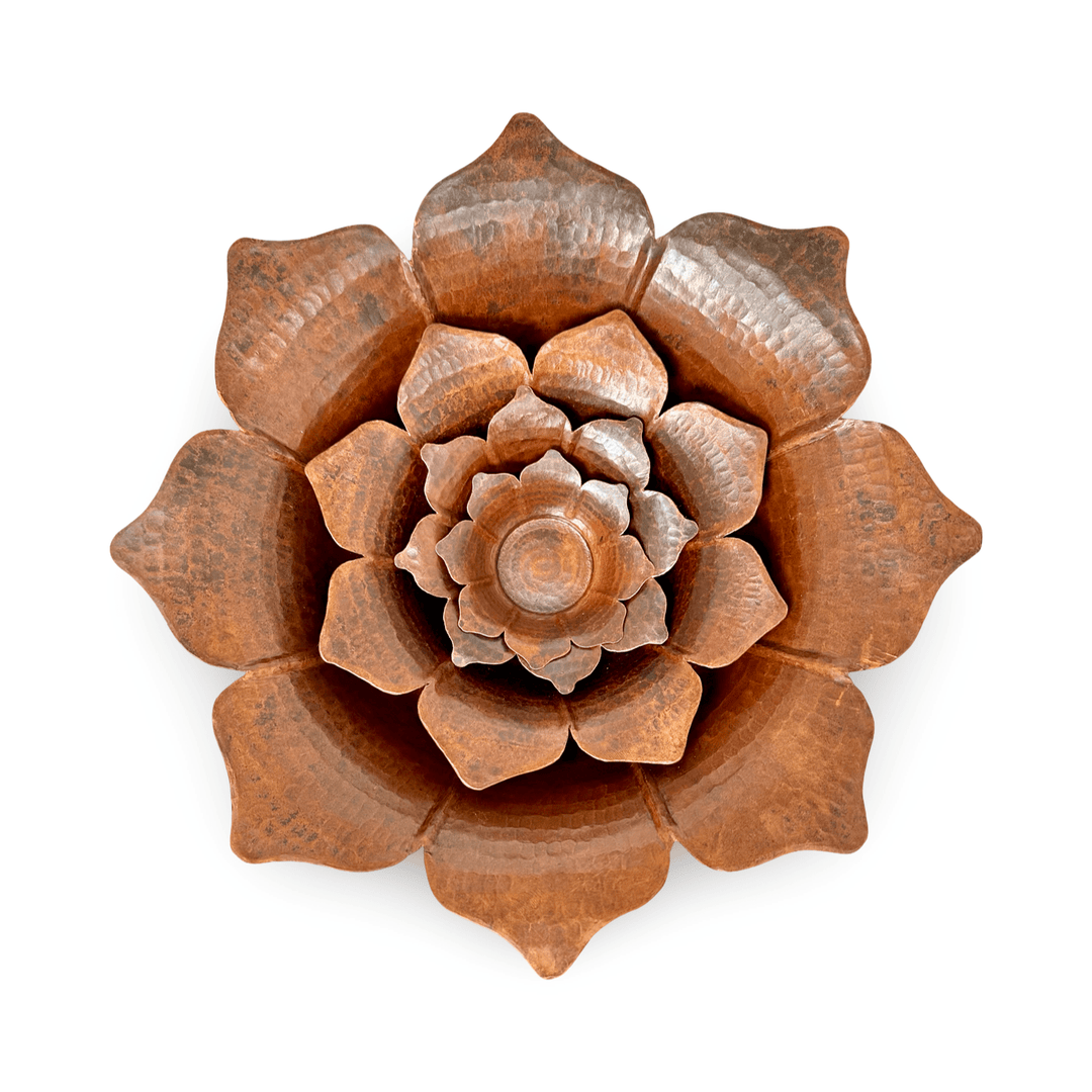 Lotus - Schalen aus Kupfer - Atelier Tibet