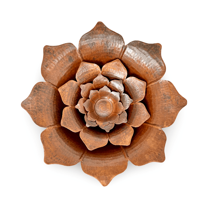 Lotus - Schalen aus Kupfer - Atelier Tibet