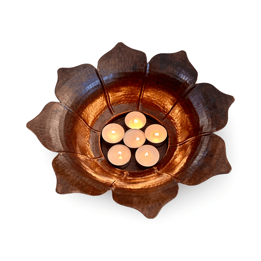 Lotus - Schalen aus Kupfer - Atelier Tibet