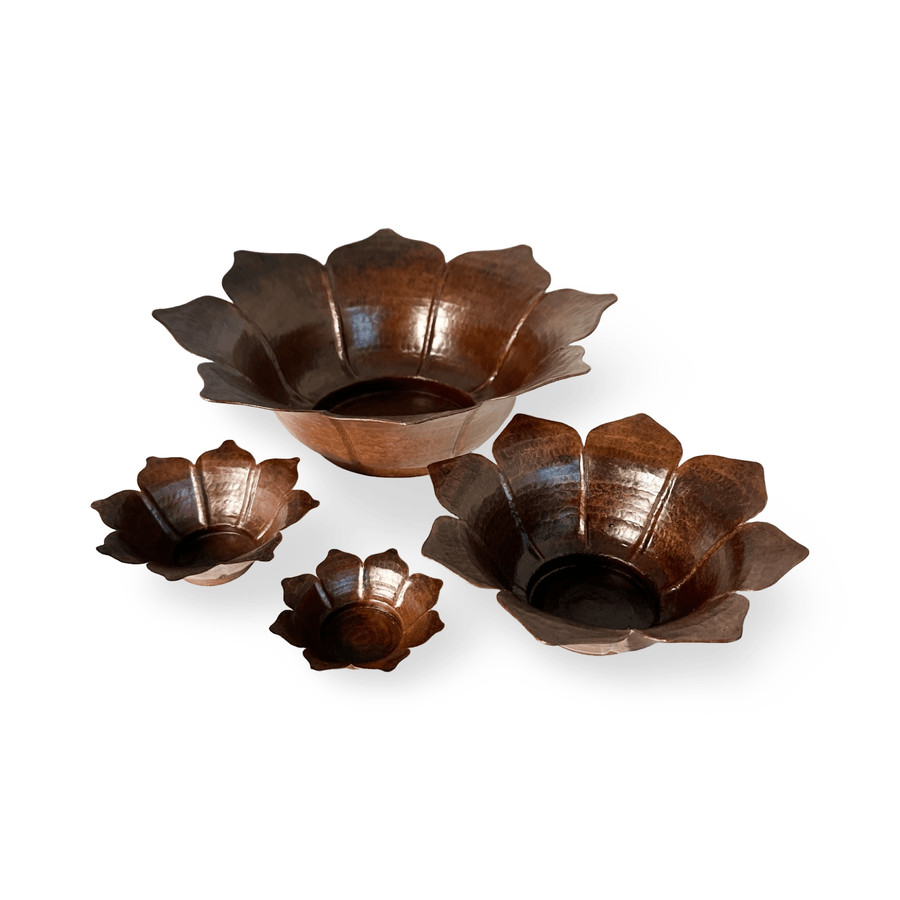 Lotus - Schalen aus Kupfer - Atelier Tibet