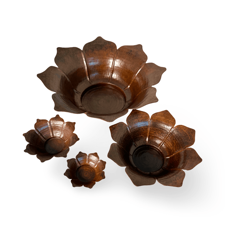 Lotus - Schalen aus Kupfer - Atelier Tibet
