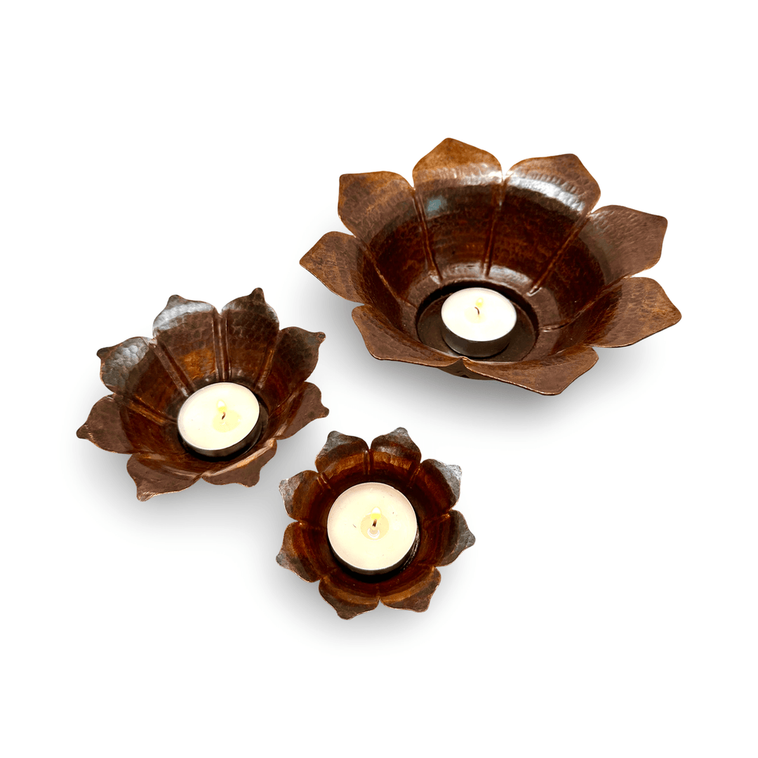 Lotus - Schalen aus Kupfer - Atelier Tibet