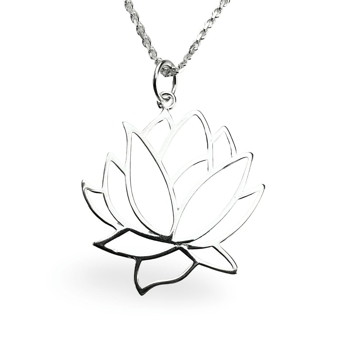 Lotusblüten - Anhänger aus Silber - Atelier Tibet