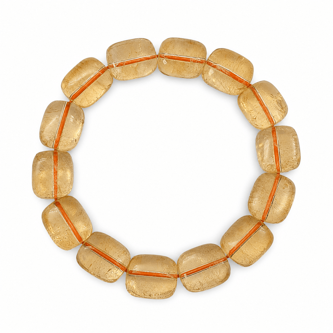 Mala Armband mit Citrin (Ø 1.2 mm) - Atelier Tibet