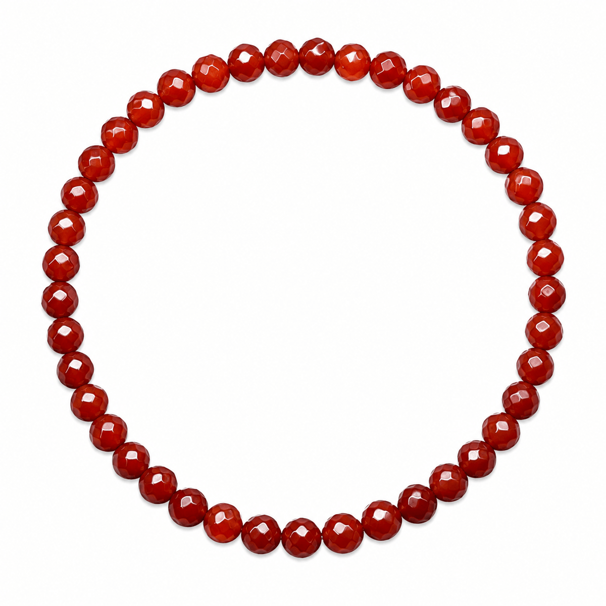 Mala Armband mit facettiertem Karneol - Atelier Tibet