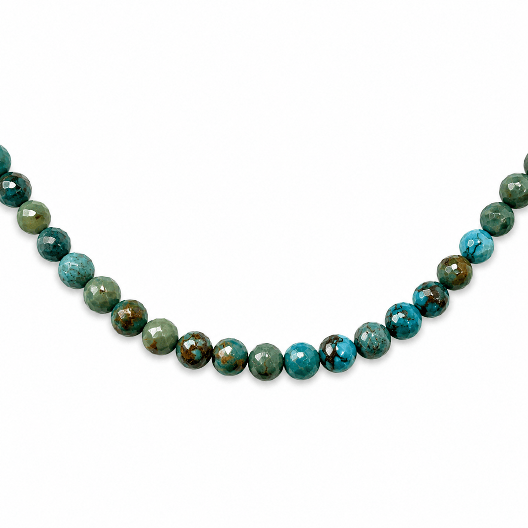 Mala Armband mit facettiertem Türkis (Ø 3 mm) - Atelier Tibet