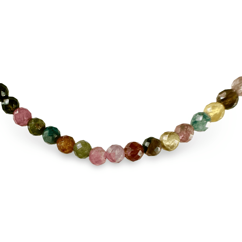 Mala Armband mit facettiertem Turmalin (Ø 3 mm) - Atelier Tibet
