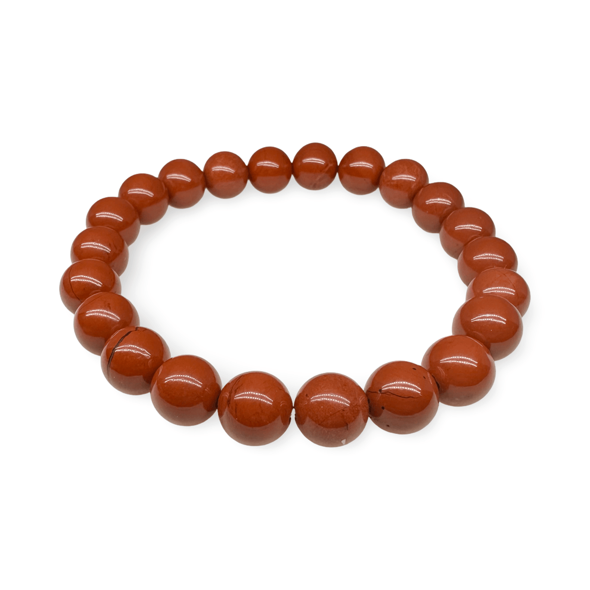 Mala Armband mit rotem Jaspis (Ø 8 mm) - Atelier Tibet