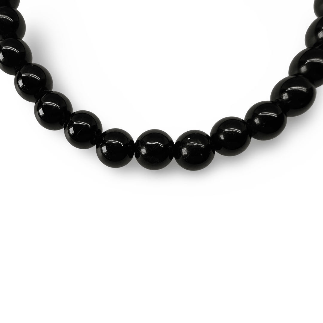 Mala - Armband mit schwarzem Turmalin - Atelier Tibet