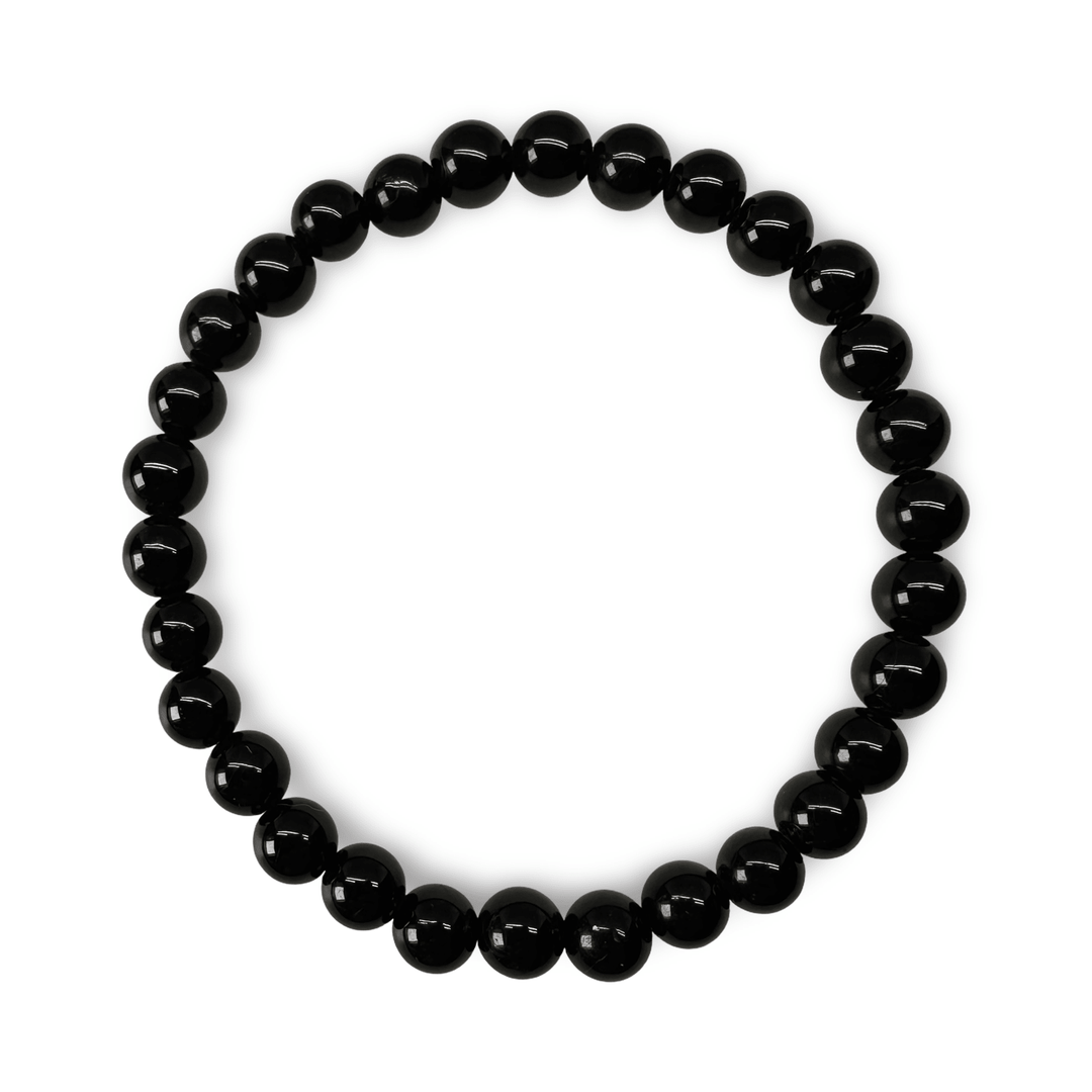 Mala - Armband mit schwarzem Turmalin - Atelier Tibet