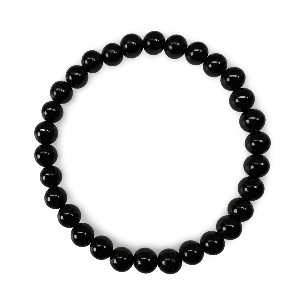 Mala - Armband mit schwarzem Turmalin - Atelier Tibet