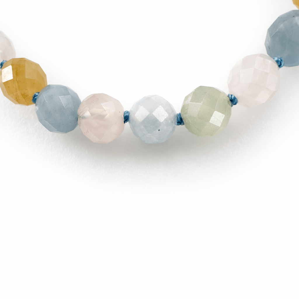 Mala - Armband Morganit & Aquamarin - Atelier Tibet