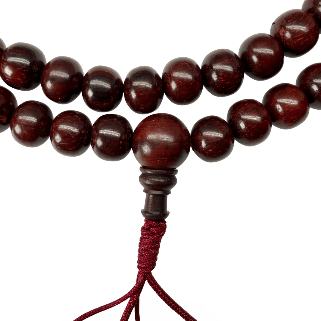 Mala aus rotem Sandelholz (⌀ 10 mm) - Atelier Tibet