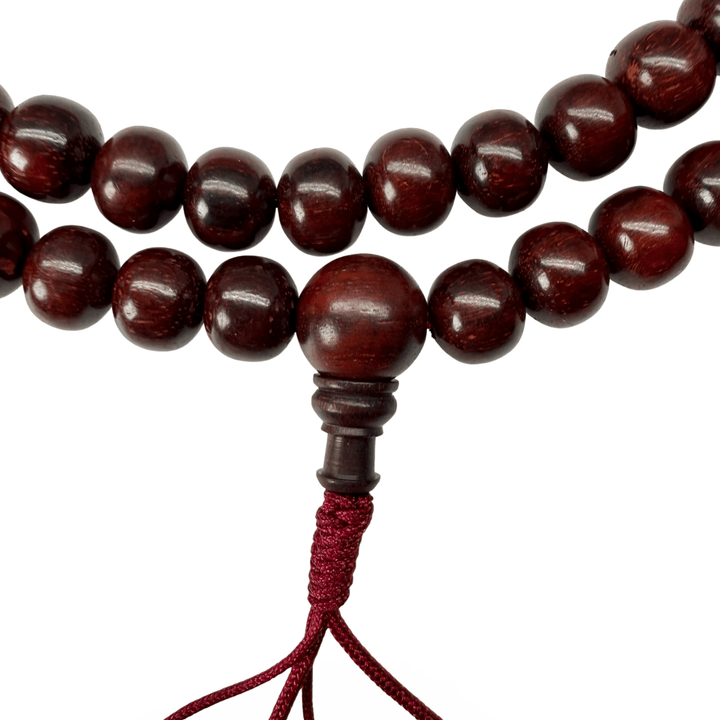 Mala aus rotem Sandelholz (⌀ 10 mm) - Atelier Tibet