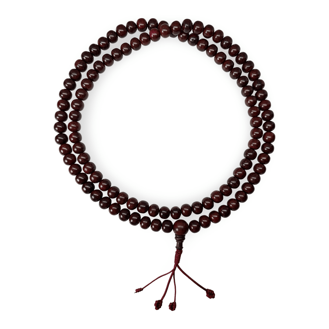 Mala aus rotem Sandelholz (⌀ 10 mm) - Atelier Tibet