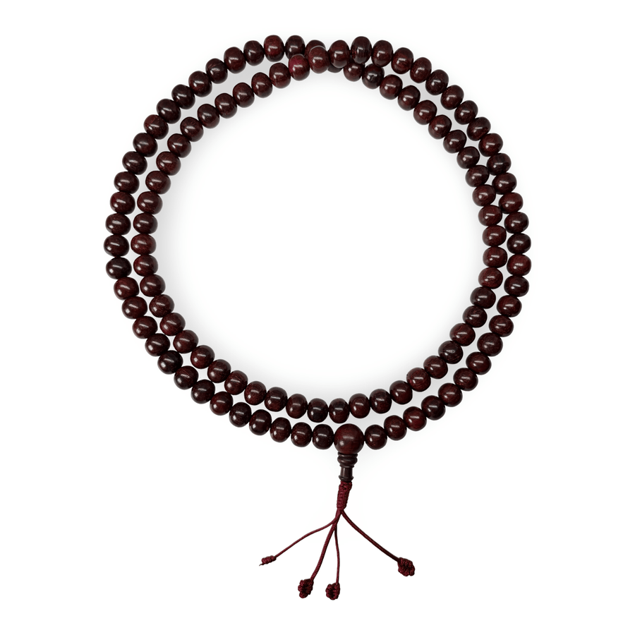 Mala aus rotem Sandelholz (⌀ 10 mm) - Atelier Tibet