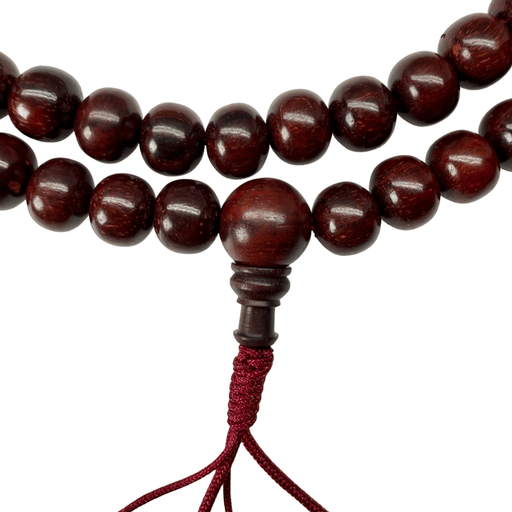 Mala aus rotem Sandelholz (⌀ 6 mm) - Atelier Tibet